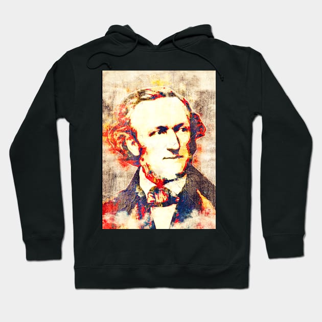 Richard Wagner Pop Art Hoodie by Nerd_art